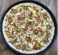 پیتزا مکزیکی (کمی تند) متوسط